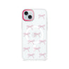 iPhone 14 Plus Pink Ribbon Minimal Line Phone Case MagSafe Compatible - CORECOLOUR