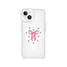 iPhone 14 Pink Ribbon Heart Phone Case MagSafe Compatible - CORECOLOUR