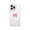 iPhone 15 Pro Max Pink Ribbon Bow Phone Case MagSafe Compatible - CORECOLOUR