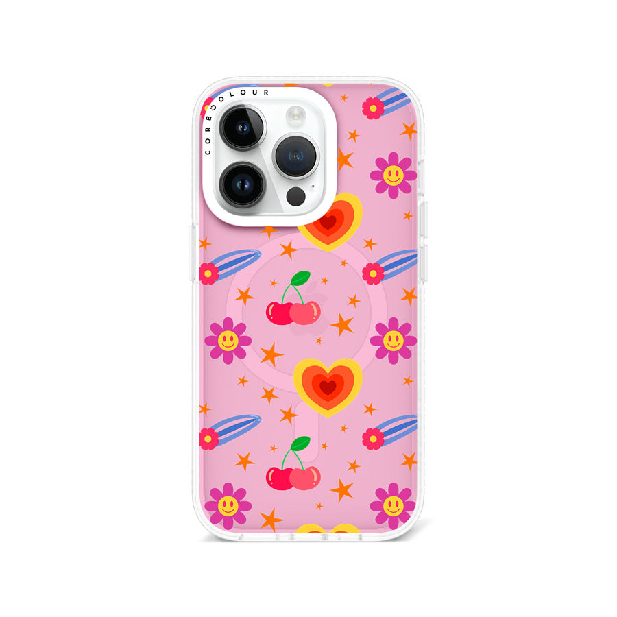 iPhone 14 Pro Happy Vibes Phone Case MagSafe Compatible - CORECOLOUR