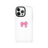 iPhone 14 Pro Pink Ribbon Bow Phone Case MagSafe Compatible - CORECOLOUR
