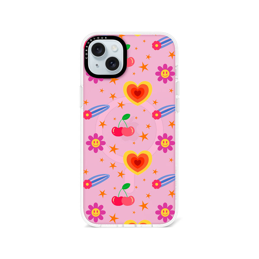 iPhone 14 Plus Happy Vibes Phone Case MagSafe Compatible - CORECOLOUR