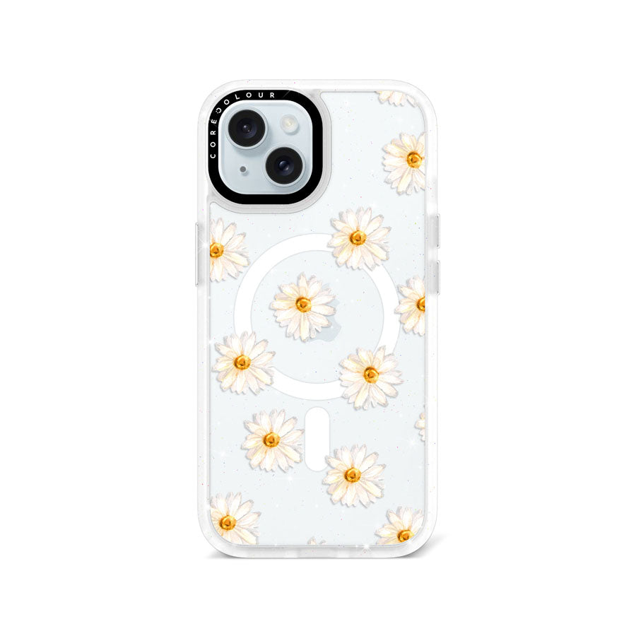 iPhone 15 Oopsy Daisy Glitter Phone Case MagSafe Compatible - CORECOLOUR