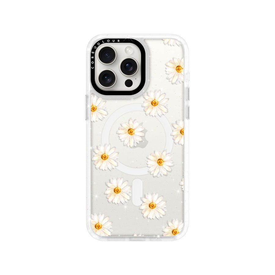 iPhone 15 Pro Max Oopsy Daisy Glitter Phone Case MagSafe Compatible - CORECOLOUR