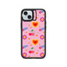 iPhone 15 Happy Vibes Camera Ring Kickstand Case - CORECOLOUR