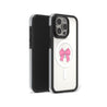 iPhone 15 Pro Pink Ribbon Bow Ring Kickstand Case MagSafe Compatible - CORECOLOUR
