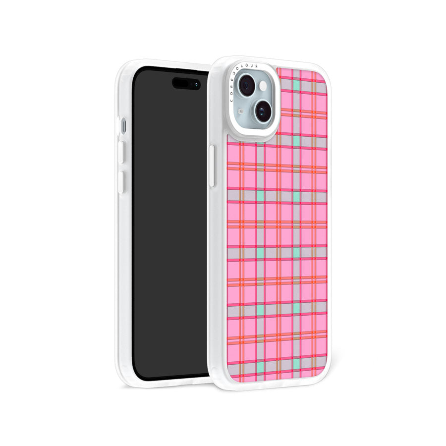 iPhone 15 Plus Minty Rosette Phone Case Magsafe Compatible - CORECOLOUR