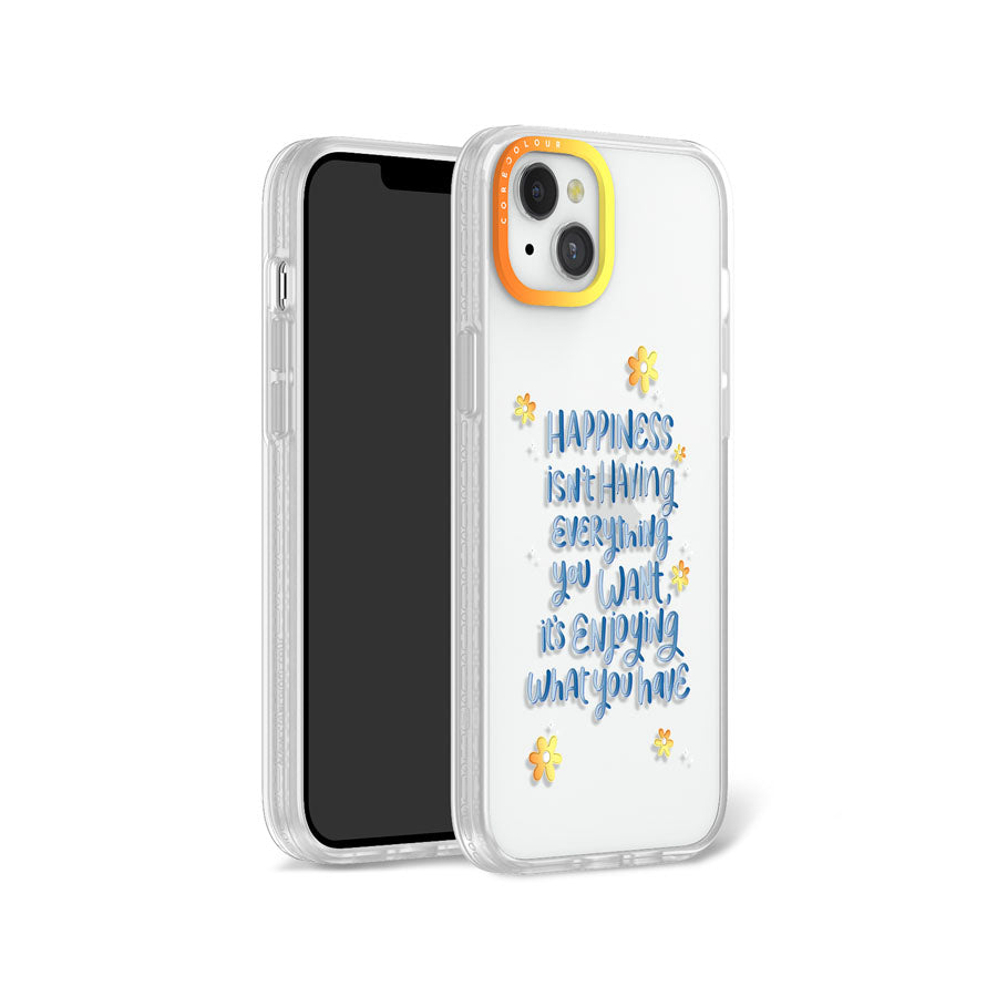 iPhone 13 Enjoy What You Have Phone Case MagSafe Compatible - CORECOLOUR