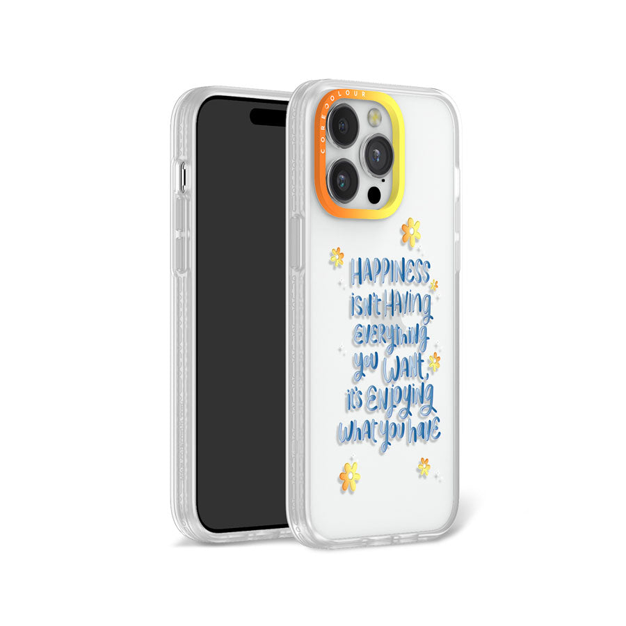 iPhone 14 Pro Enjoy What You Have Phone Case MagSafe Compatible - CORECOLOUR