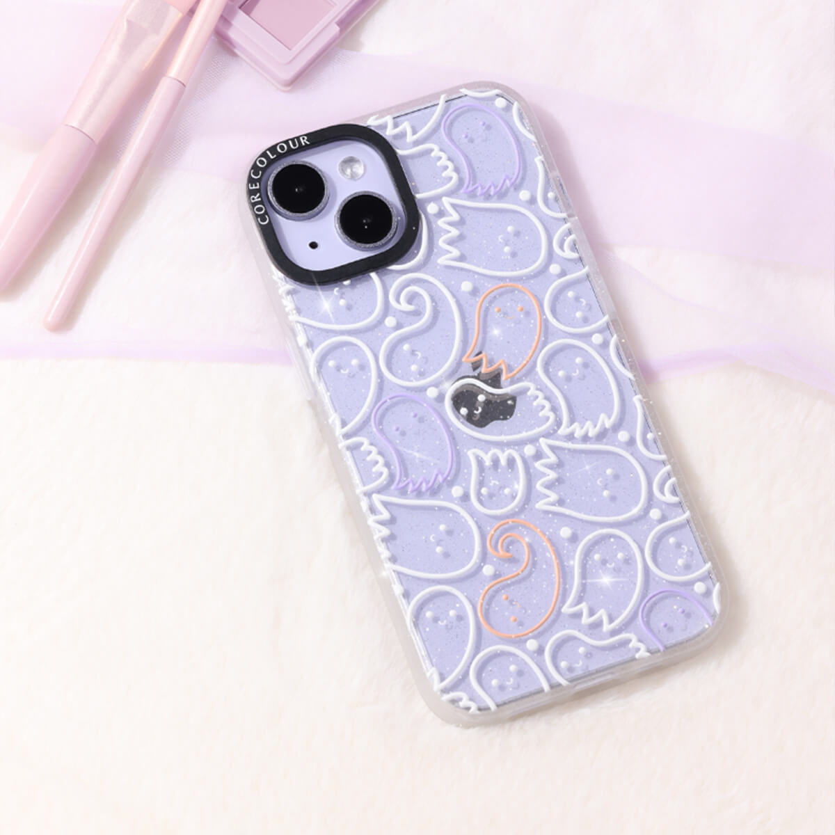 iPhone 15 Plus Ghost Squad Glitter Phone Case Magsafe Compatible - CORECOLOUR