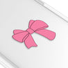 iPhone 15 Pro Max Pink Ribbon Bow Ring Kickstand Case MagSafe Compatible - CORECOLOUR