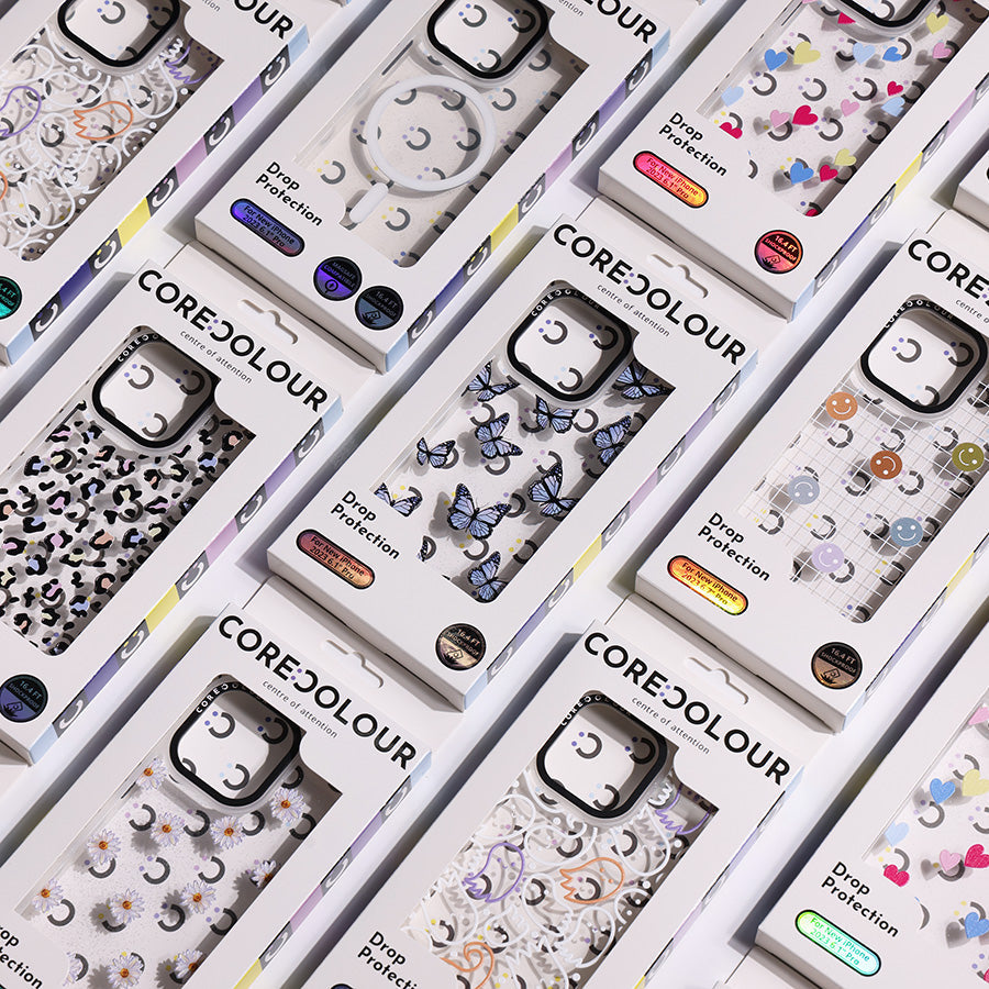 iPhone 15 Colourful Leopard Glitter Phone Case Magsafe Compatible - CORECOLOUR