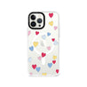 iPhone 13 Pro Max Flying Hearts Glitter Phone Case Magsafe Compatible - CORECOLOUR