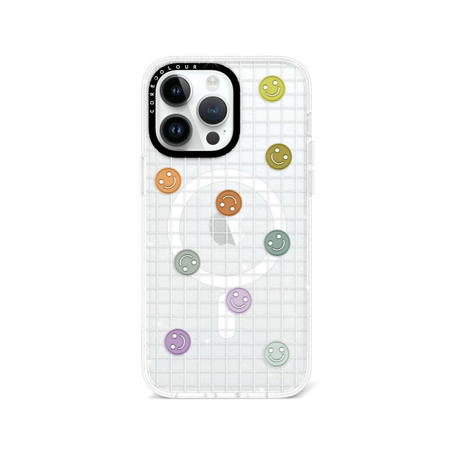 iPhone 14 Pro Max School's Out! Smile! Glitter Phone Case Magsafe Compatible - CORECOLOUR