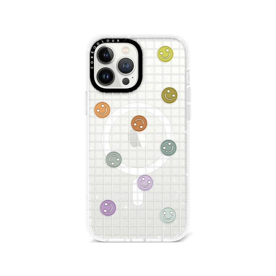 iPhone 13 Pro Max School's Out! Smile! Glitter Phone Case Magsafe Compatible - CORECOLOUR