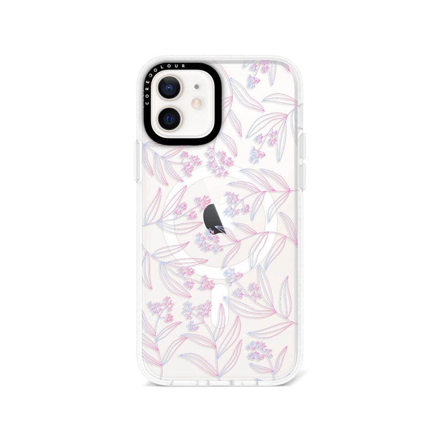 iPhone 12 Mauve Leaf Phone Case MagSafe Compatible - CORECOLOUR