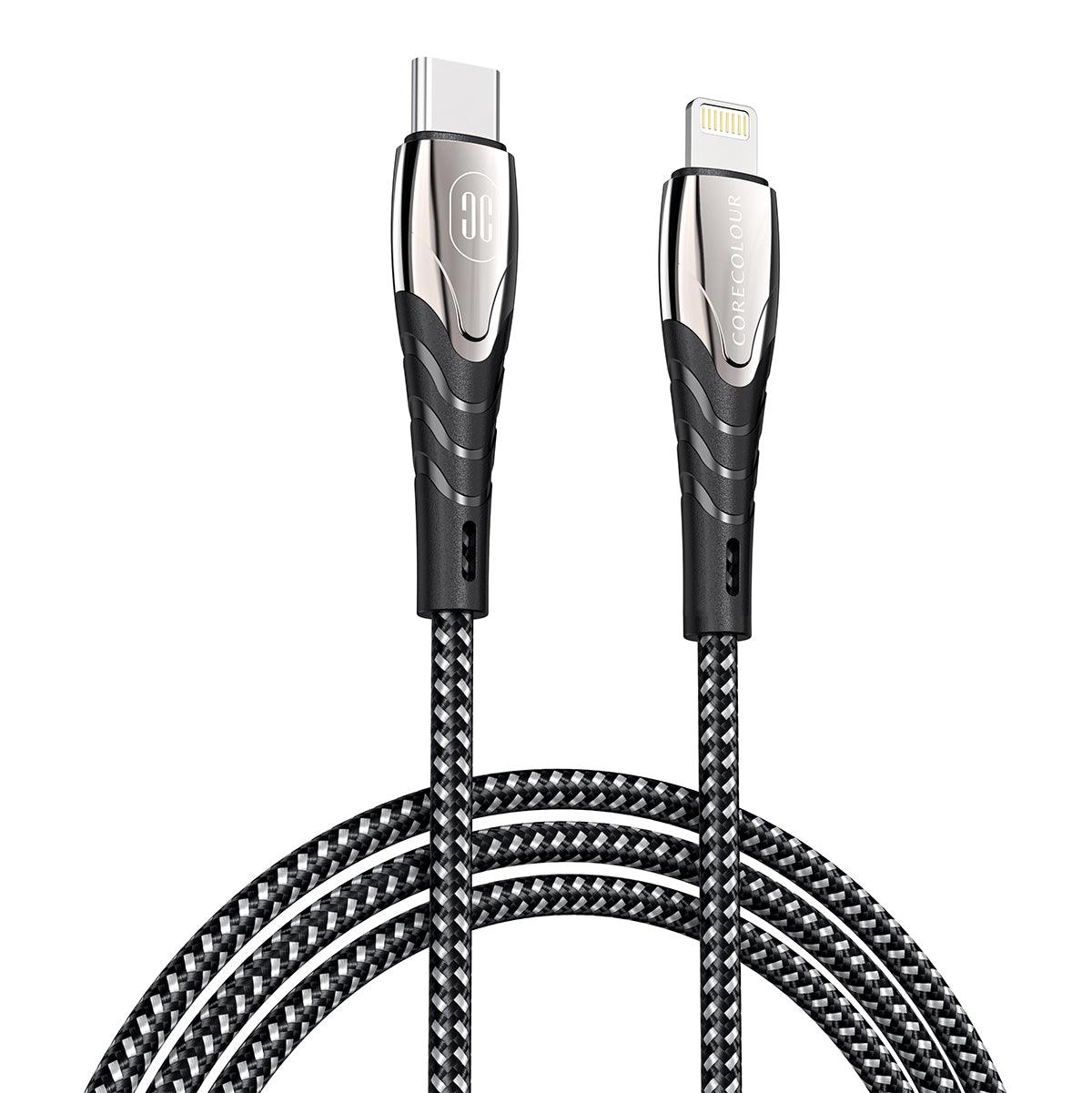 1.2m Type-C to Lightning Anti-bending Charging Cable - CORECOLOUR