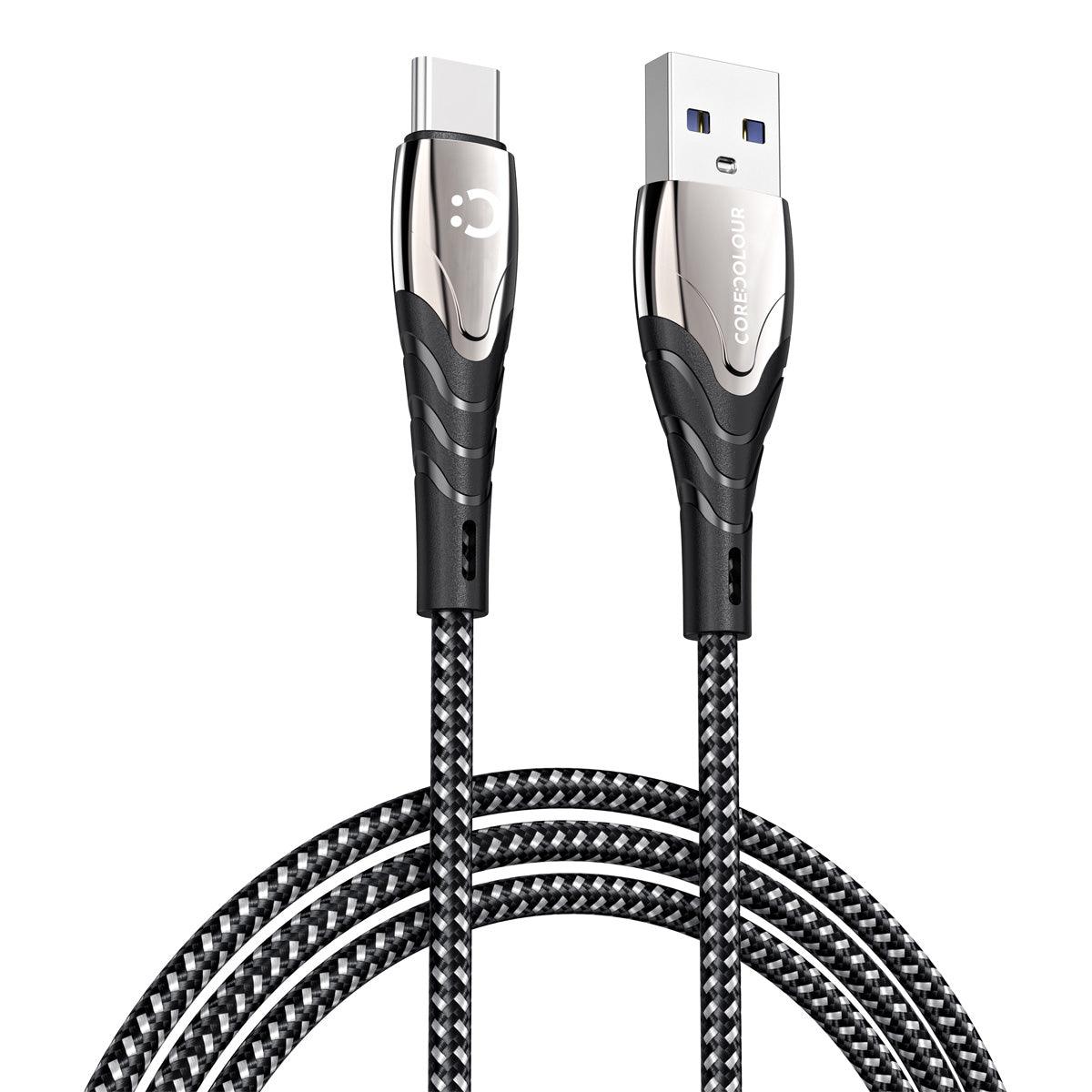 1.2m USB-A to Type-C Anti-bending Charging Cable - CORECOLOUR