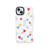 iPhone 15 Plus Flying Hearts Glitter Phone Case Magsafe Compatible - CORECOLOUR