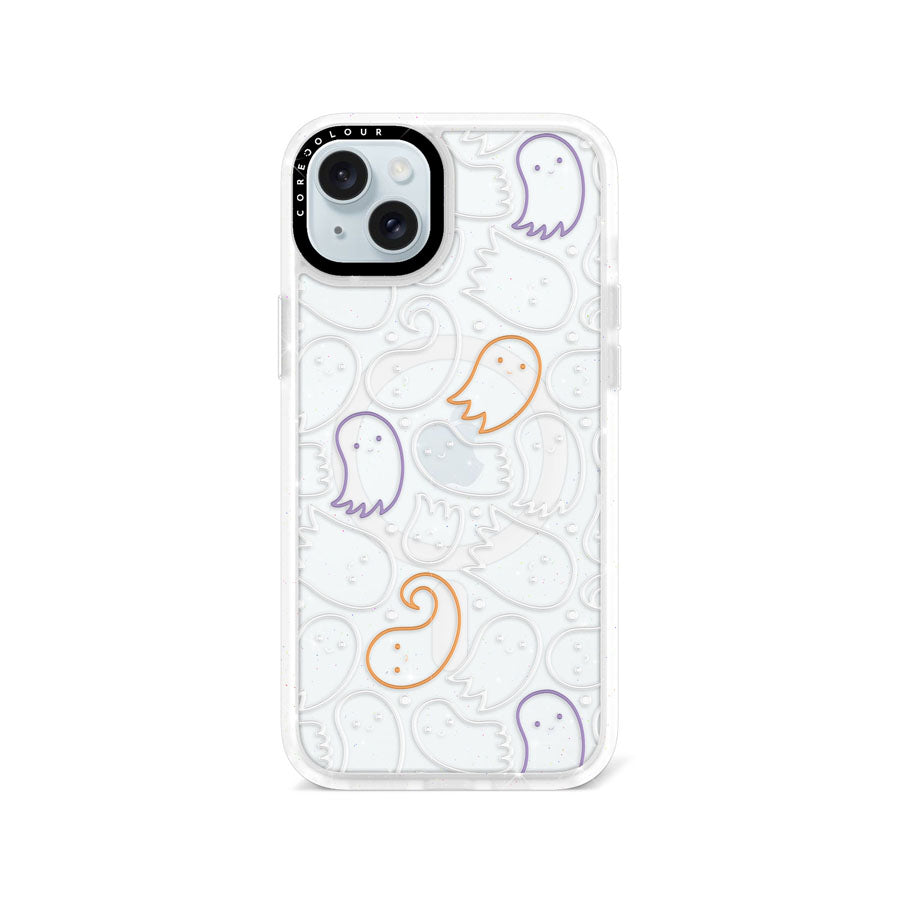 iPhone 15 Plus Ghost Squad Glitter Phone Case Magsafe Compatible - CORECOLOUR