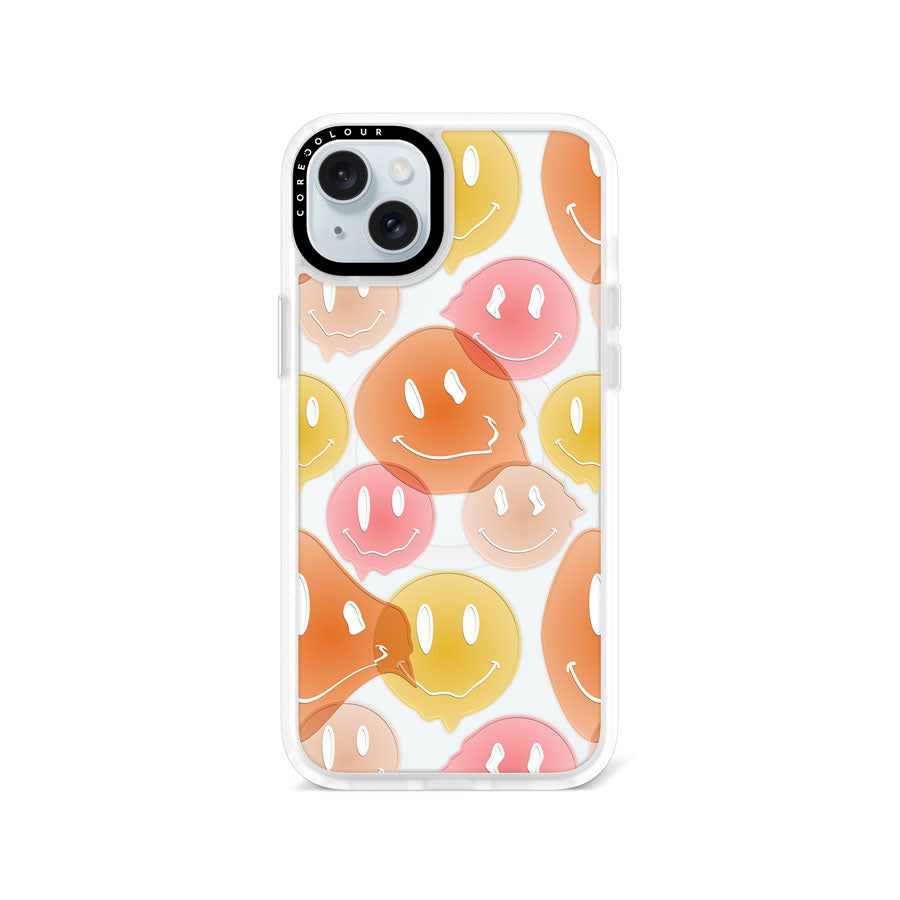 iPhone 15 Plus Melting Smile Phone Case Magsafe Compatible - CORECOLOUR