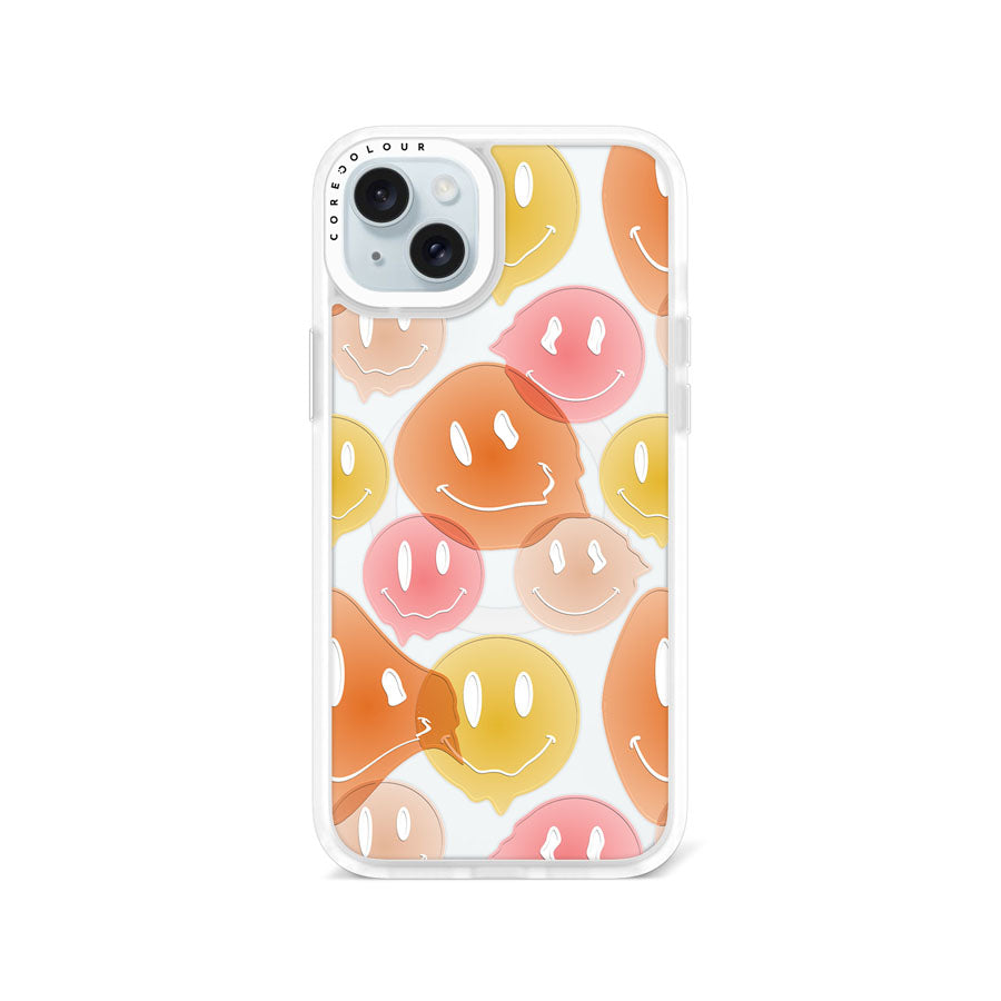 iPhone 15 Plus Melting Smile Phone Case Magsafe Compatible - CORECOLOUR