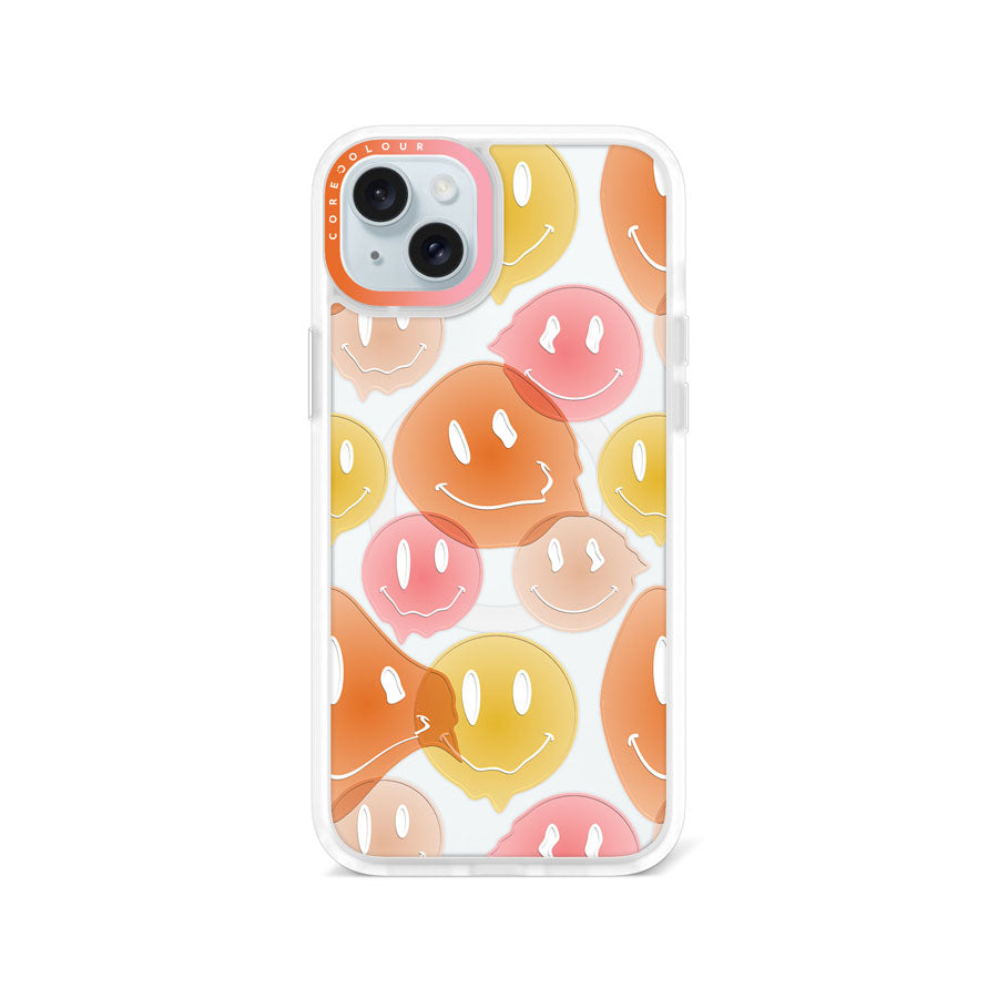 iPhone 15 Plus Melting Smile Phone Case Magsafe Compatible - CORECOLOUR