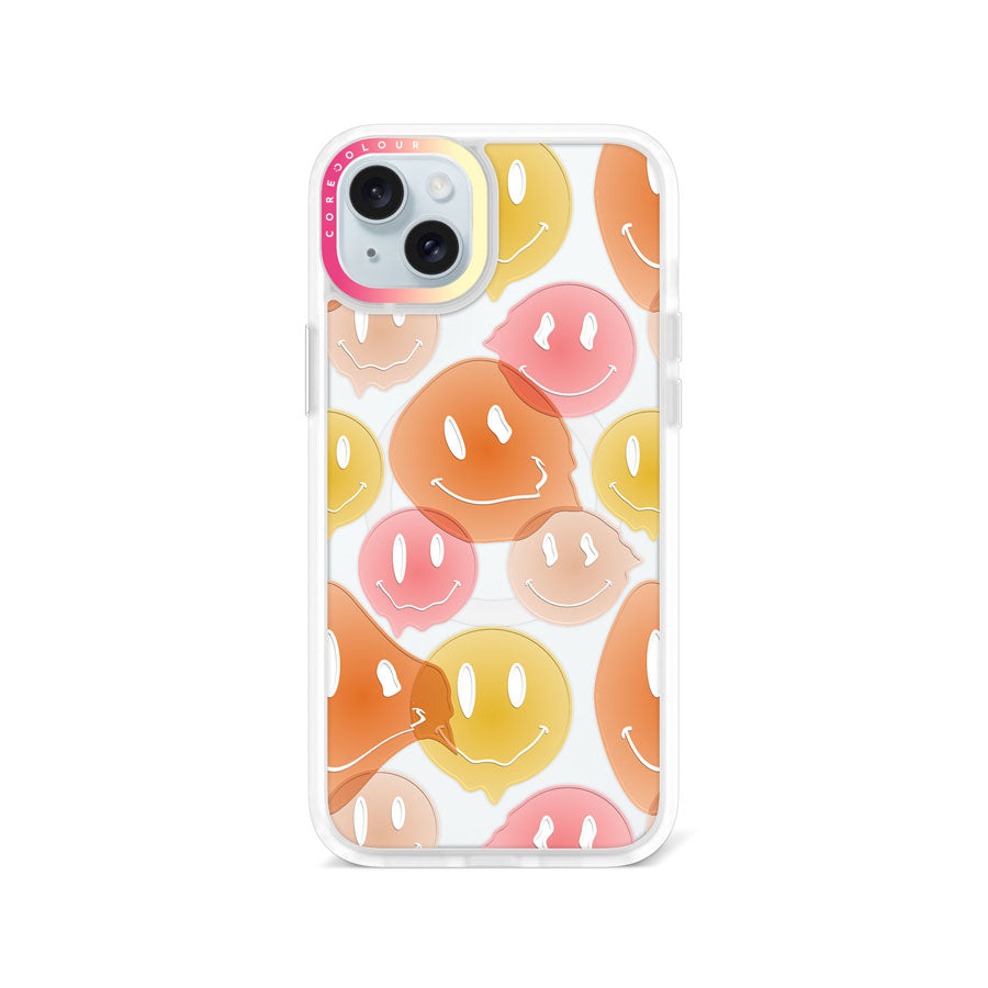 iPhone 15 Plus Melting Smile Phone Case Magsafe Compatible - CORECOLOUR