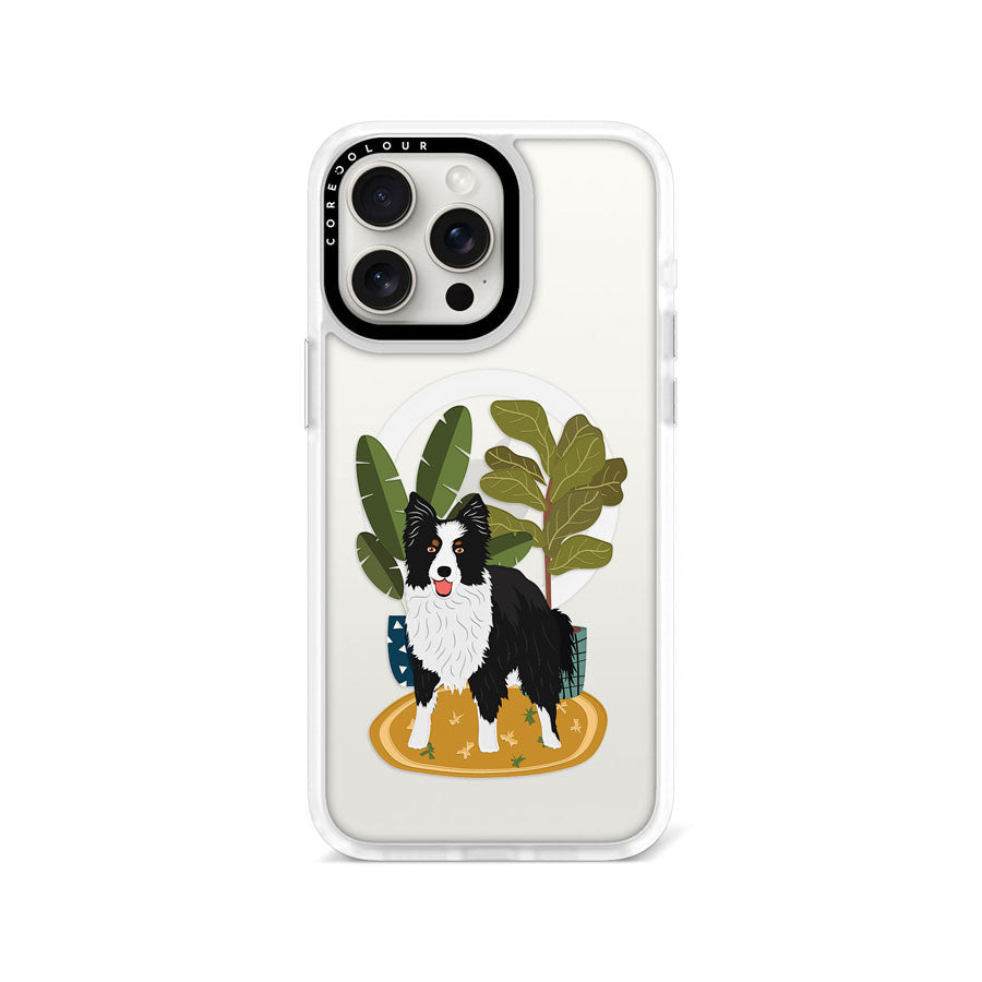 iPhone 15 Pro Max Border Collie Phone Case MagSafe Compatible - CORECOLOUR