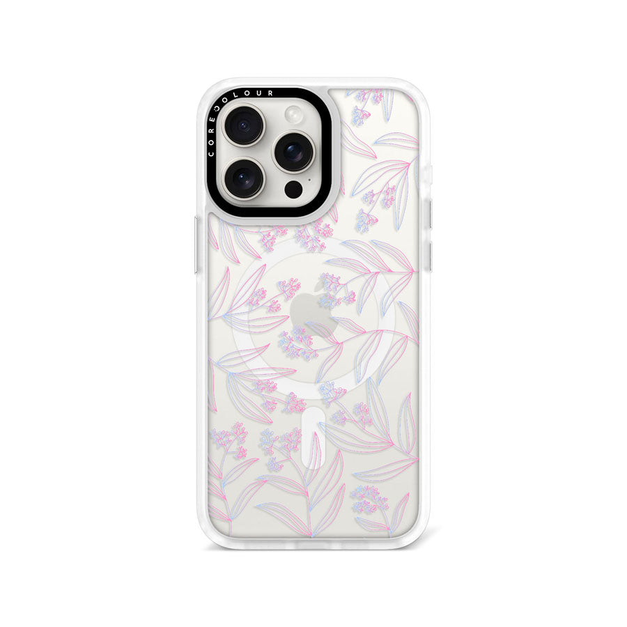 iPhone 15 Pro Max Mauve Leaf Phone Case MagSafe Compatible - CORECOLOUR