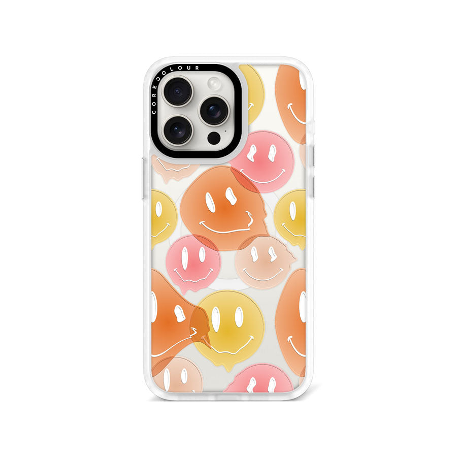 iPhone 15 Pro Max Melting Smile Phone Case Magsafe Compatible - CORECOLOUR