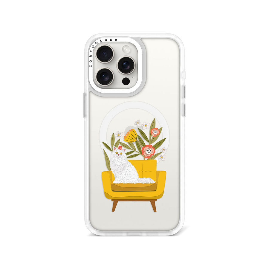 iPhone 15 Pro Max Persian Cat Phone Case MagSafe Compatible - CORECOLOUR