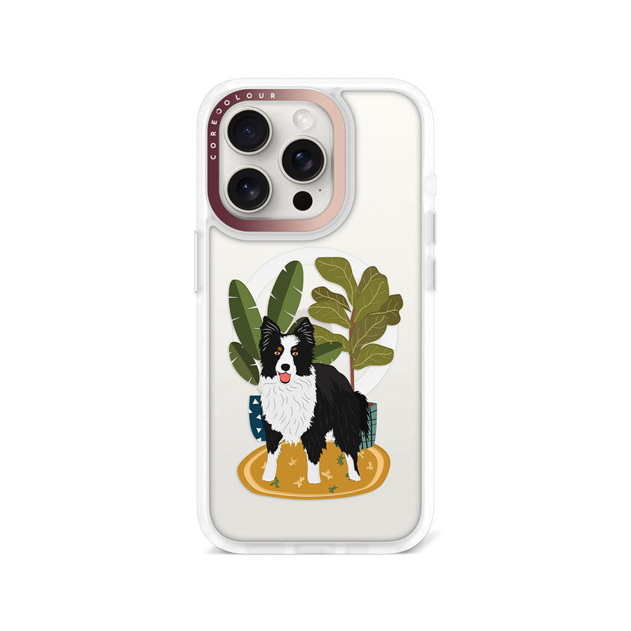 iPhone 15 Pro Border Collie Phone Case MagSafe Compatible - CORECOLOUR