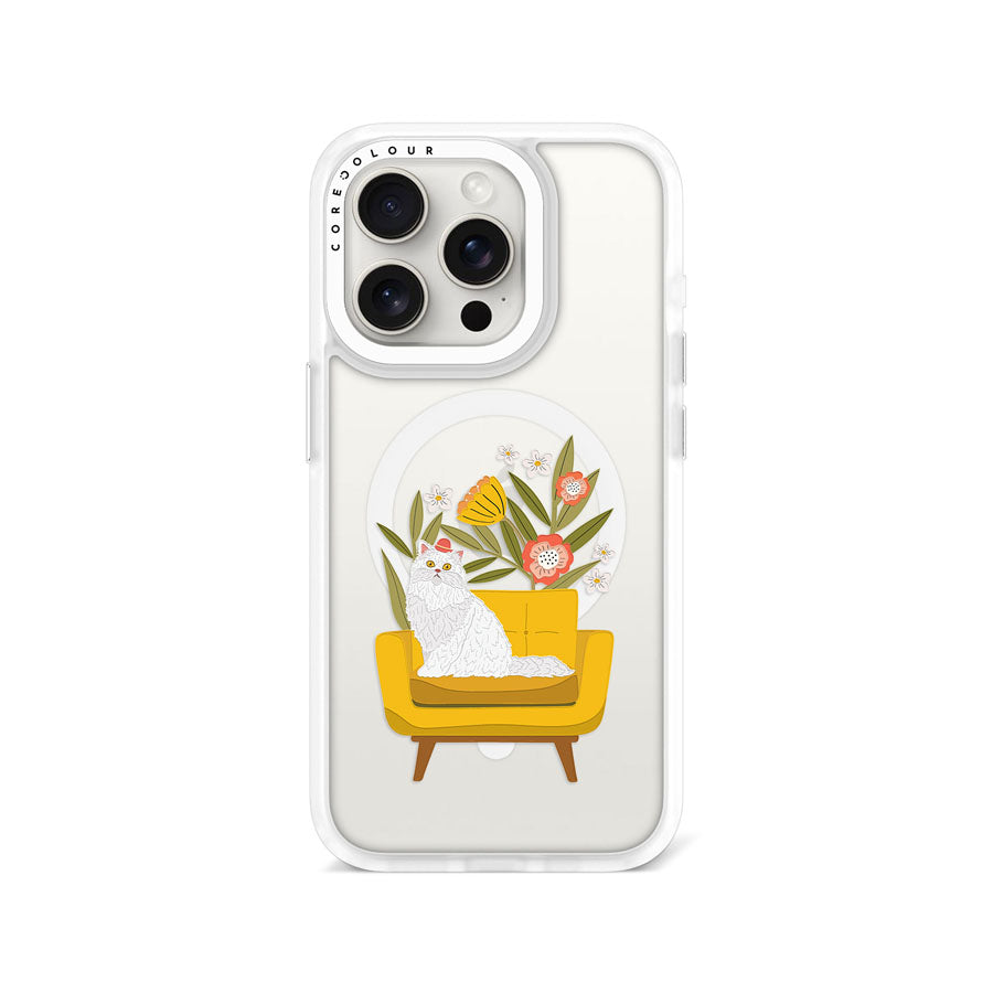 iPhone 15 Pro Persian Cat Phone Case MagSafe Compatible - CORECOLOUR