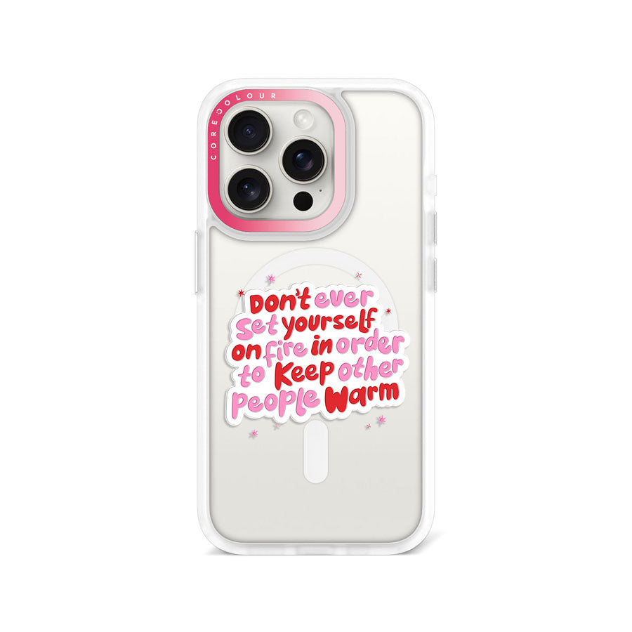 iPhone 15 Pro Don't Ever Set Phone Case MagSafe Compatible - CORECOLOUR