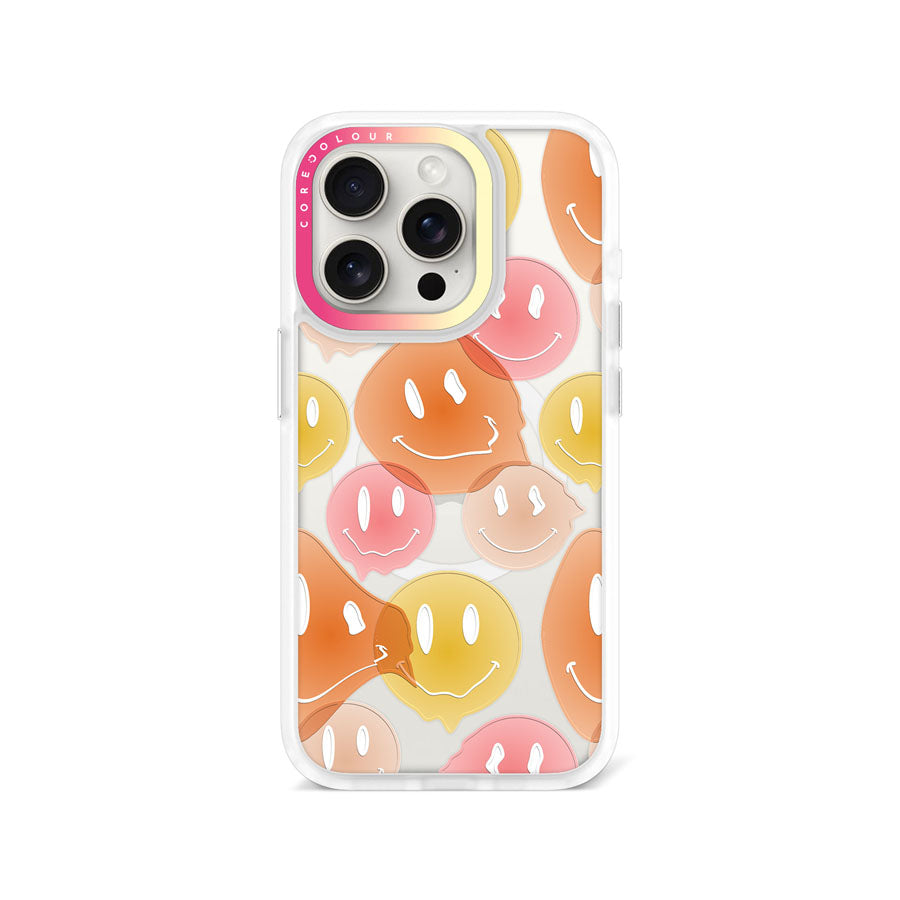 iPhone 15 Pro Melting Smile Phone Case Magsafe Compatible - CORECOLOUR