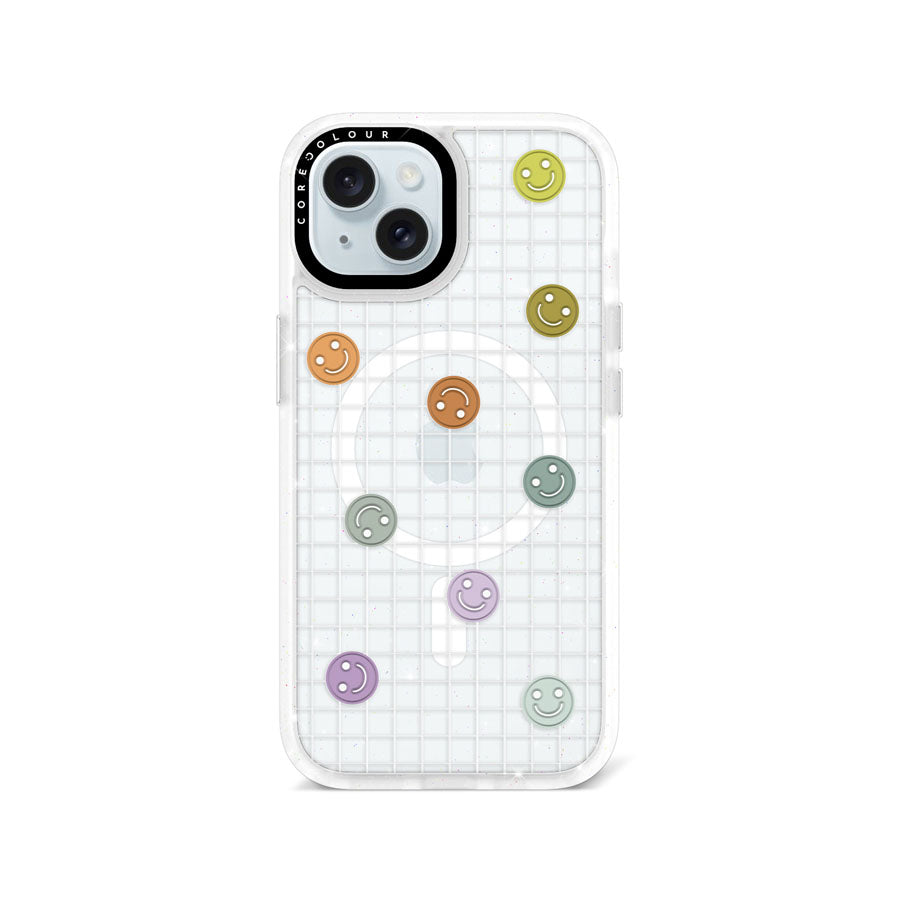 iPhone 15 School's Out! Smile! Glitter Phone Case Magsafe Compatible - CORECOLOUR