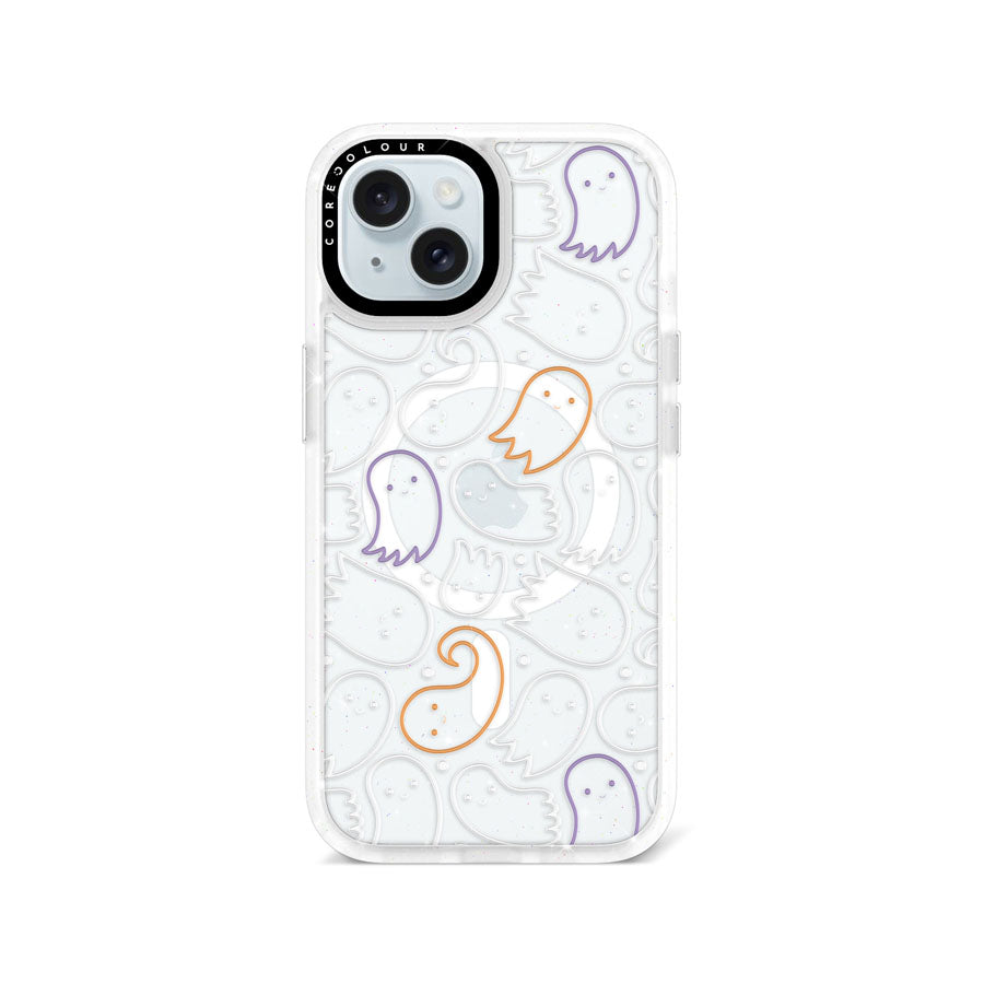 iPhone 15 Ghost Squad Glitter Phone Case Magsafe Compatible - CORECOLOUR