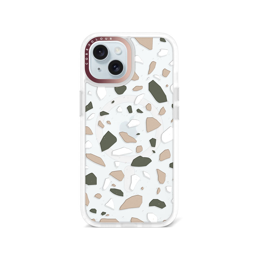 iPhone 15 Marble Confetti Phone Case MagSafe Compatible - CORECOLOUR