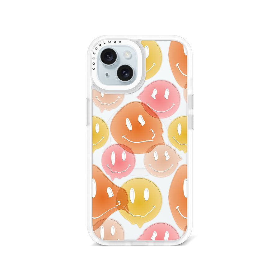 iPhone 15 Melting Smile Phone Case Magsafe Compatible - CORECOLOUR