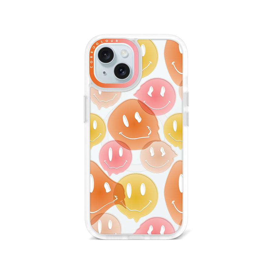 iPhone 15 Melting Smile Phone Case Magsafe Compatible - CORECOLOUR