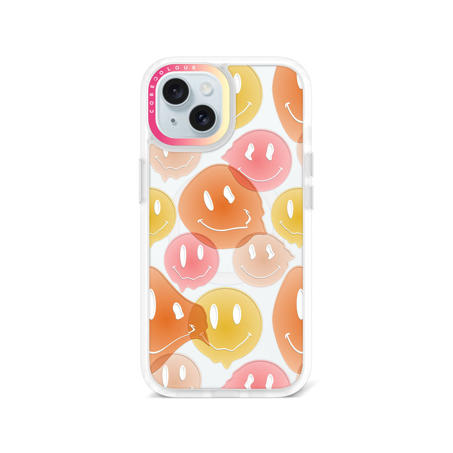 iPhone 15 Melting Smile Phone Case Magsafe Compatible - CORECOLOUR