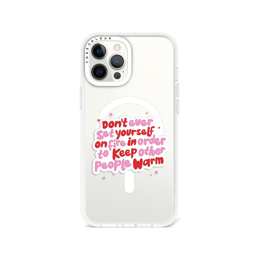 iPhone 12 Pro Don't Ever Set Phone Case MagSafe Compatible - CORECOLOUR