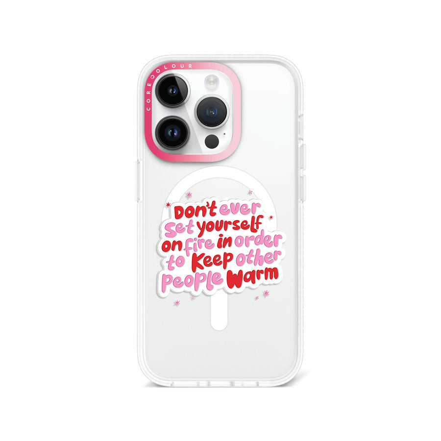iPhone 14 Pro Don't Ever Set Phone Case MagSafe Compatible - CORECOLOUR