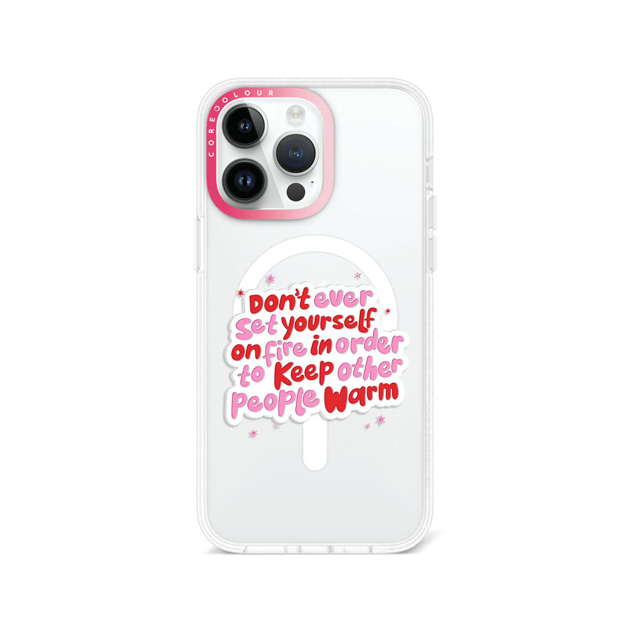 iPhone 14 Pro Max Don't Ever Set Phone Case MagSafe Compatible - CORECOLOUR