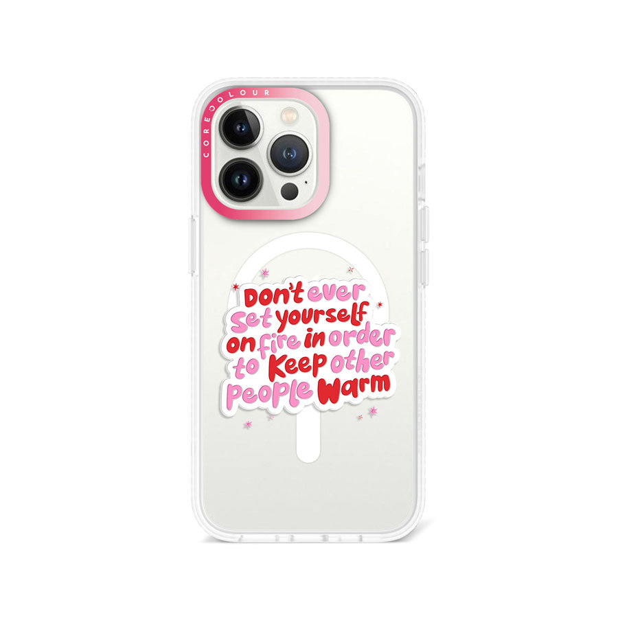 iPhone 13 Pro Don't Ever Set Phone Case MagSafe Compatible - CORECOLOUR