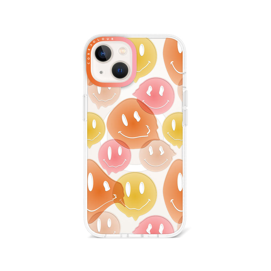 iPhone 14 Melting Smile Phone Case Magsafe Compatible - CORECOLOUR