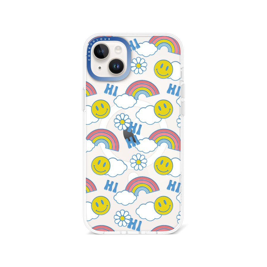 iPhone 14 Plus Hi There! Rainbow Phone Case Magsafe Compatible - CORECOLOUR
