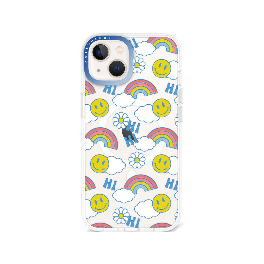 iPhone 13 Hi There! Rainbow Phone Case Magsafe Compatible - CORECOLOUR