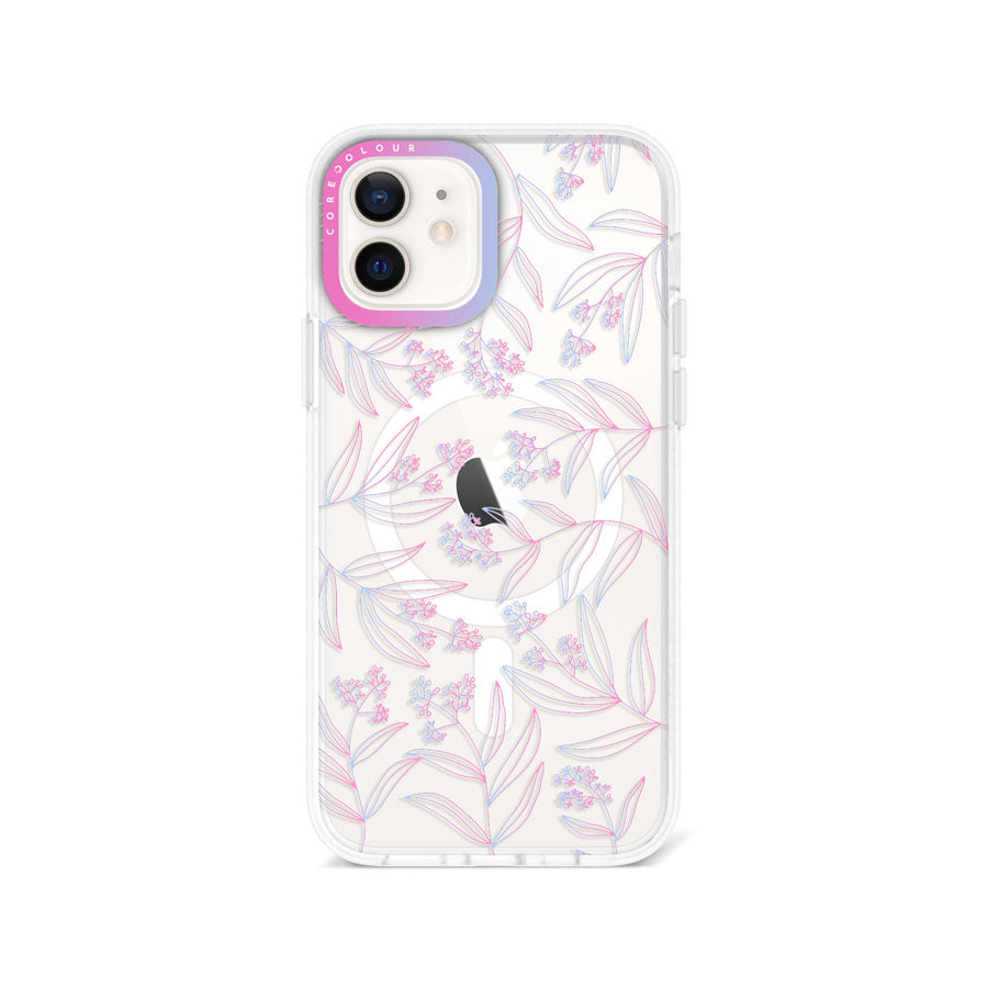 iPhone 12 Mauve Leaf Phone Case MagSafe Compatible - CORECOLOUR